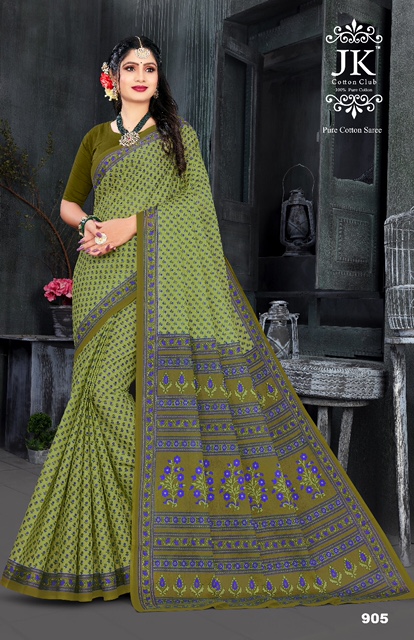 JK Kangana 9 Casual Wear Wholesale Cotton Saree Collection